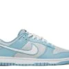 Nike Dunk Low 'Fleece Swoosh - Light Blue'