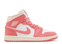 Wmns Air Jordan 1 Mid 'Strawberries And Cream'