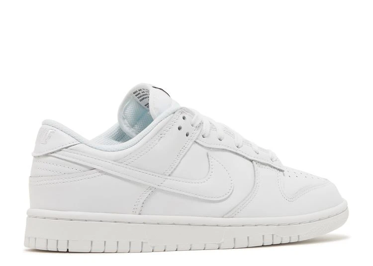 Nike Wmns Dunk Low 'Triple White' 3 Nike Wmns Dunk Low 'Triple White' - Image 3