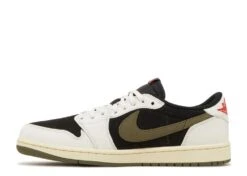 Travis Scott X Wmns Air Jordan 1 Retro Low OG 'Olive' -Best Sneaker Store 4 92