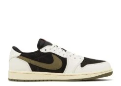Travis Scott X Wmns Air Jordan 1 Retro Low OG 'Olive' -Best Sneaker Store 7 3